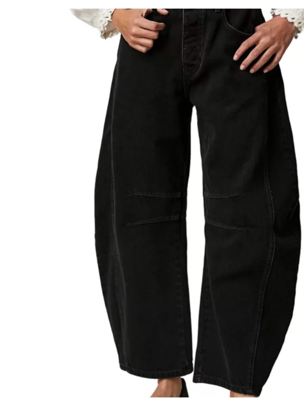 NWOT We The Free Barrel Jeans 
Size 30
Black - Picture 6 of 9